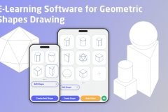 E-Learning Software for Geometric Shapes Drawing